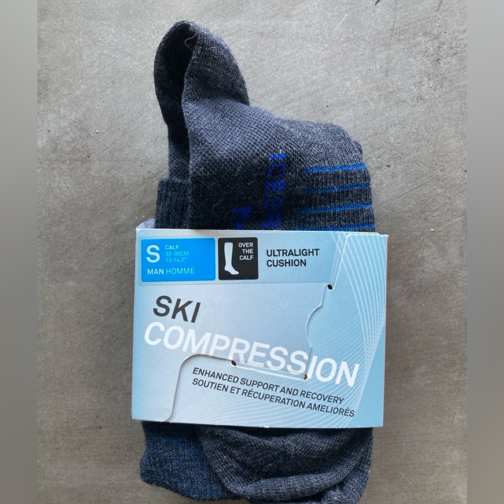 New Wool Blend Men’s Ski Compressions Ski Socks